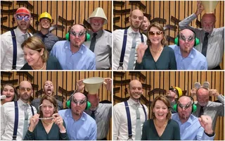 Sample photo from the “Memory Shack” DIY photobooth